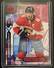 2021-22 Upper Deck Premier Hockey #25 Aleksander Barkov Limited Red Auto
