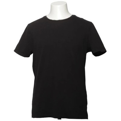 Hugo, T-shirt, Größe: L, Schwarz, Baumwolle/Elasthan, Einfarbig, Herren #eoR