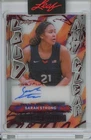 2026 Leaf Sports Heroes Loud And Clear Clear Red Sarah Strong 1/3 Auto