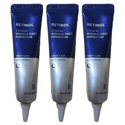 TONYMOLY BONCEP Retinol 2500IU Wrinkle Shot Perfector 15ml*3 Anti Aging K-beauty