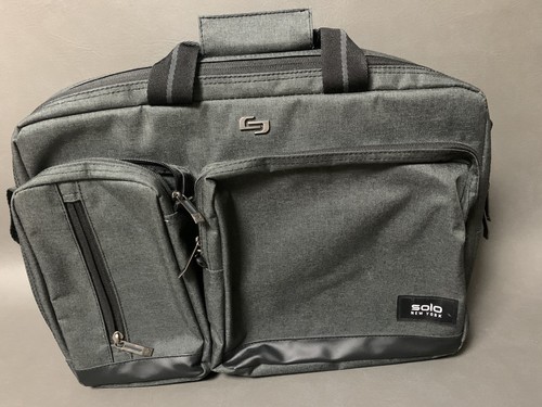 Solo New York 15,6" Laptop Tablet Tragetasche Slim Tasche Reiserucksack Grau - Bild 3 von 13