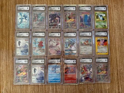 Pokemon CGC Graded Karten Lot - Pokemon TCG - Charizard - Piplup - Articuno