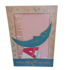 Vintage New Old Stock Pepperell Pink Baby Blanket 36 X 50