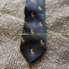 Lords Father Time Old Man Weathervane Motif Cricket Tie Promotional Gift