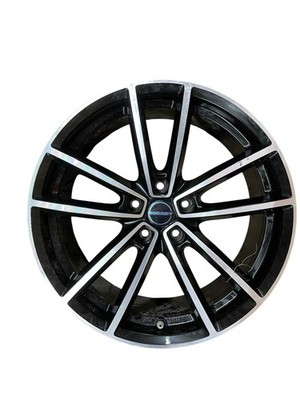 Aftermarket Borbet W 19x8 19 Inch Machined Face Black Wheel Rim 5x114.3