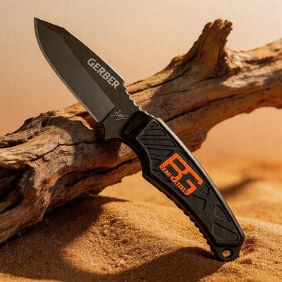 Gerber Bear Grylls Compact Fix Blade Knife with Sheath || 2.76'' || Black