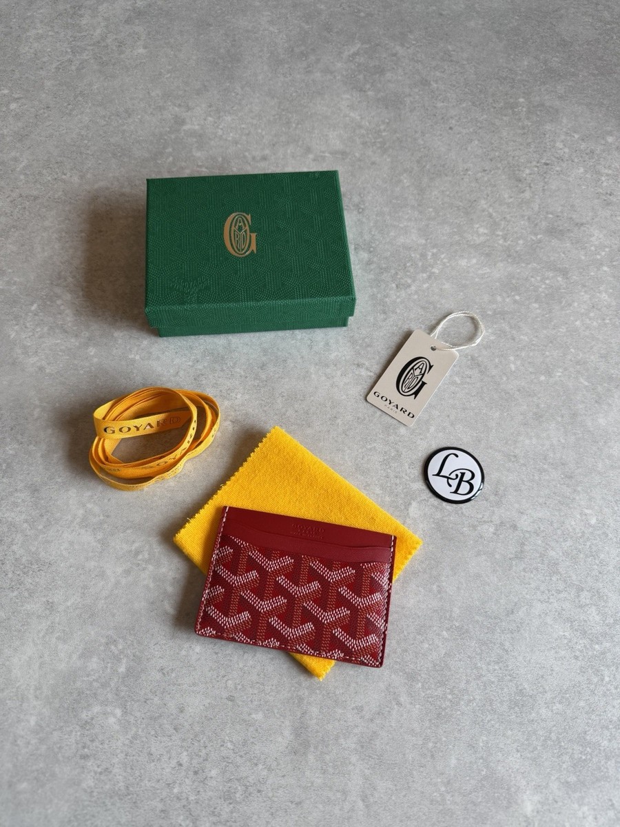 s*˚様 GOYARD 財布　箱付き Goyard Saint Sulpice Green Card Holder Authentic | eBay