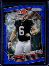 2025 Panini Prizm Younghoe Koo Choice Blue #/14 Falcons