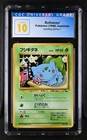 Bulbasaur Japanese Vending Series 1 (Blue) Pokemon Card 1998 #1 CGC Pristine 10