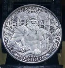 Poseidon Ocean Emperor  1 oz .999 Silver Coin Lost City of Atlantis Round