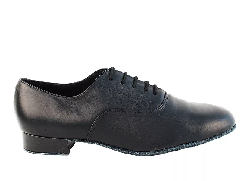 Wide Men&#039;s Black Leather Dance Shoes 1 Ballroom Tango Wedding | eBay