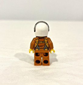 LEGO CITY ORIGINAL PILOT FIGURE W/ HELMET FROM JUNGLE CARGO HELICOPTER SET 60158