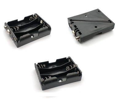 4.5V Power Supply 3 x AA Battery Holder Storage Case Box With 9V Buckle 