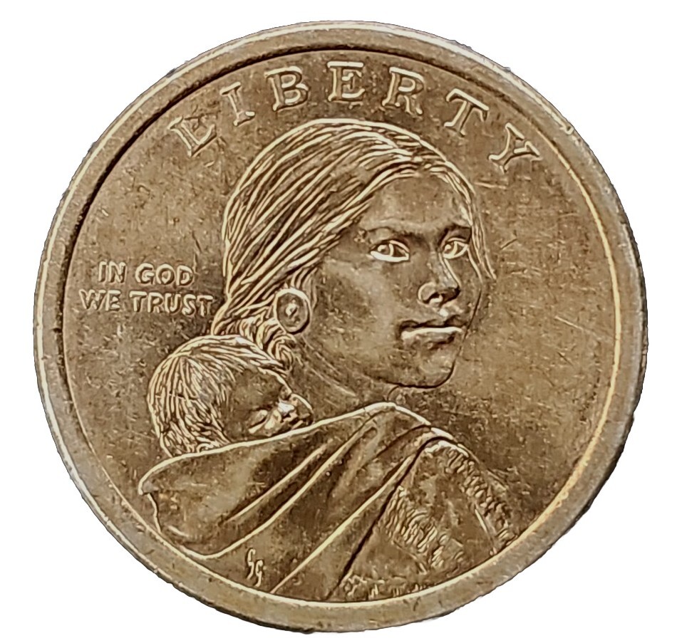 SACAGAWEA 1621 Wampanoag Treaty USA Dollar Coin-VERY RARE