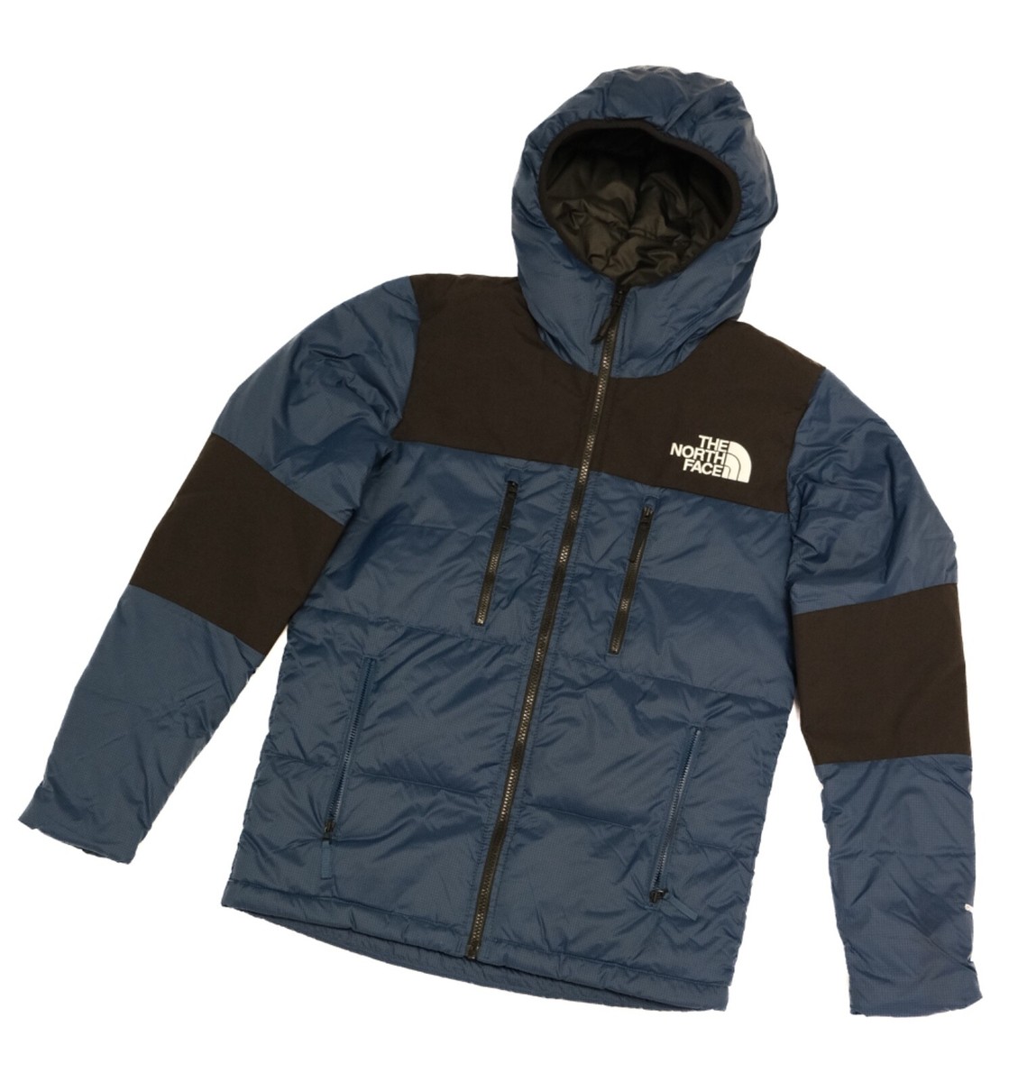 The North Face Mens Himalayan Hooded Puffer Jacket Blue RRP