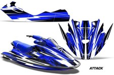 Jet Ski Graphics Decal Sticker For Sea-Doo GTX 1996-1999 ATTACK BLU