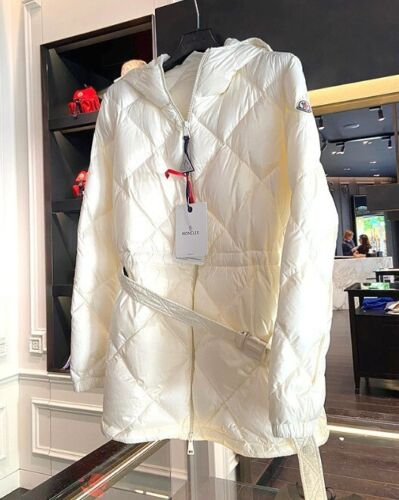 Moncler women's vest ""SARGAS"" ivory - size 5 - Picture 1 of 6