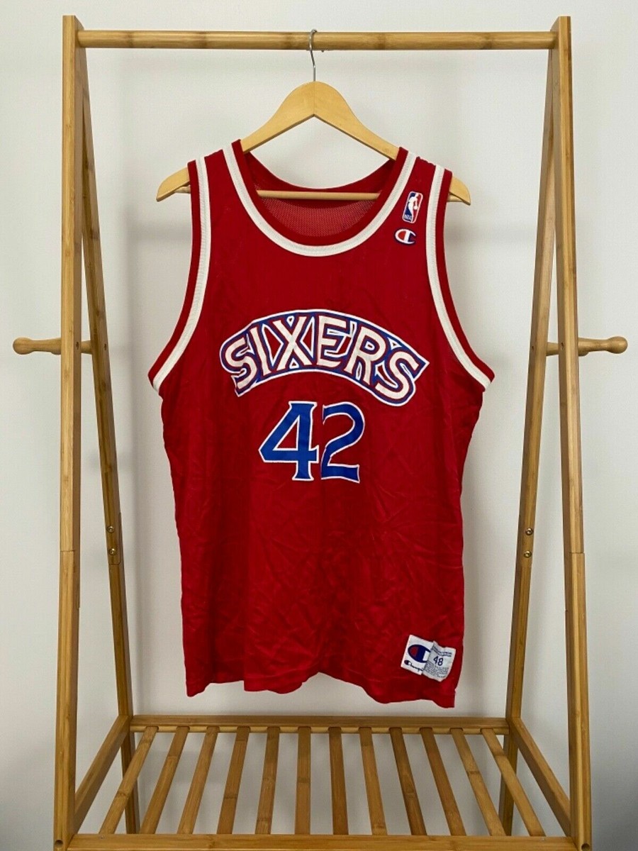 VTG Jerry Steakhouse Philadelphia Sixers NBA Champion Jersey RARE