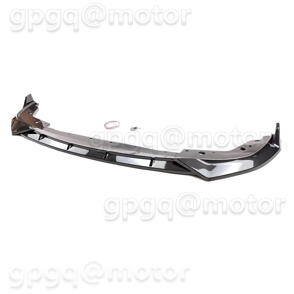 Kit de labios de parachoques delantero de fibra de carbono estilo GT para BMW G20 LCI 330i M340i 2023-2025 GT Foto 3 de 4