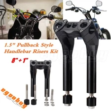 Motorcycle Club Style Pullback Handlebar Riser For Harley 1″  MX Style Handlebar