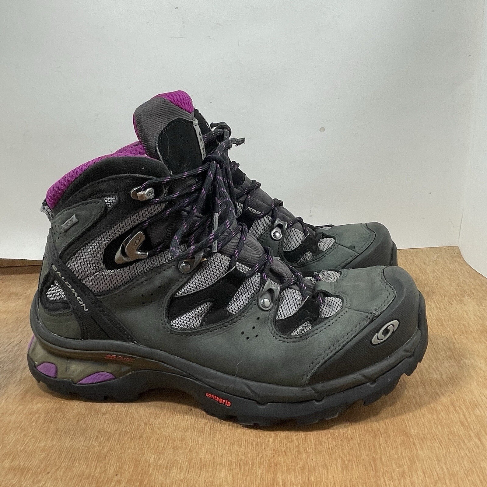 Scarpe da trekking Salomon Comet 3D GTX da donna taglia 7 5 grigio viola