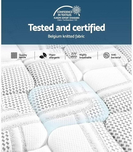 Elegant Double Mattress - Cool Gel Foam, Euro Top & Zero Partner Disturbance - Picture 6 of 11
