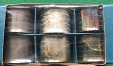 Silver Plated Engraved Napkin Rings