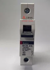 Mitsubishi Miniature Circuit Breaker BH-D6 1P D16