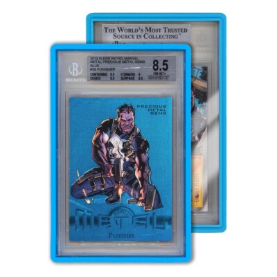 GradedGuard BGS Beckett Graded Card Schutzhülle Display Bumper -BLAU- NEU