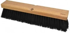 PRO SOURCE 14" Wide Horsehair/Tampico Bristle Push Broom Head, Handle Not Incl