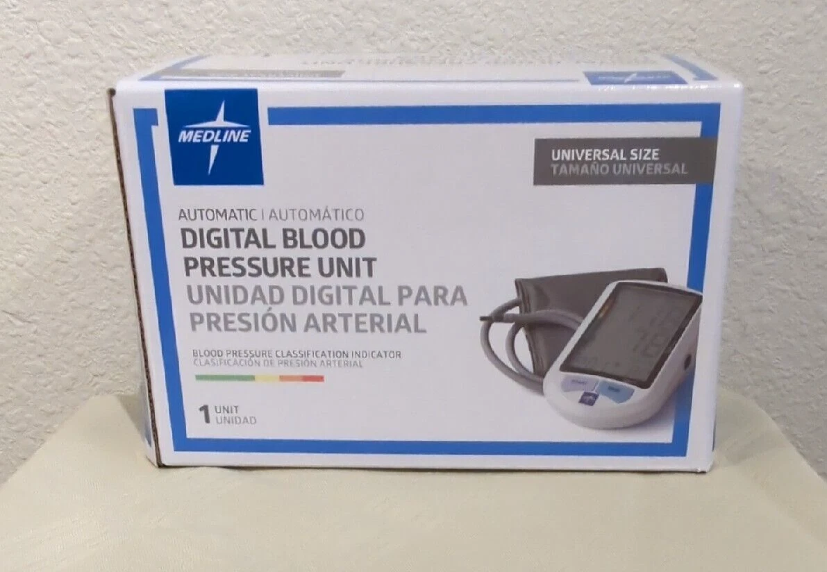 Medline Blood Pressure Automatic Digital Monitor Adult Large Case