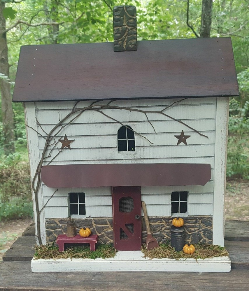Rustic Farmhouse with Lighted Pumpkin Fall Decor for Cozy Autumn Vibes