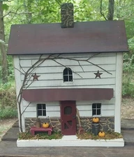 Farmhouse , Fall , Pumpkins , Rustic Farmhouse , Lighted House , Fall Farmhouse