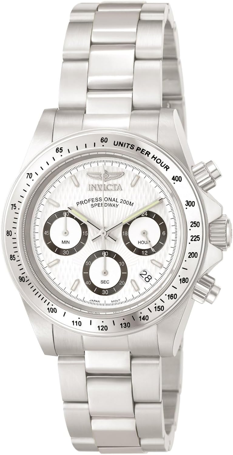 Men'S Speedway Collection Stainless Steel Watch