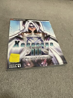 Xenosaga Episode III 3 PS2 Playstation 2 Brady Games Strategy Guide w/ Poster