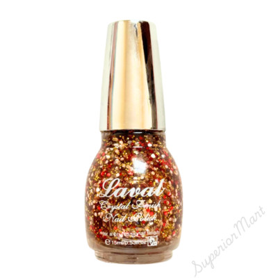 Sunset Glitter Nagellack Laval Mehrfarbig Rot/Gold Lack Lebendig 15ml