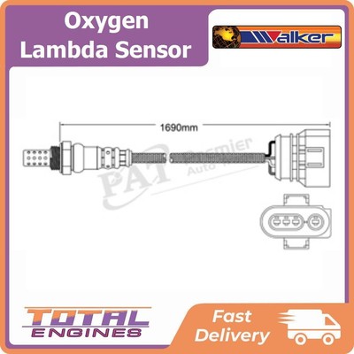 Walker Oxygen Lambda Sensor fits Audi A4 B5 1.8L 4Cyl AEB | eBay Australia