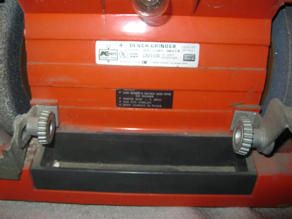 Vintage KMart 5 Bench Grinder 30 10A eBay