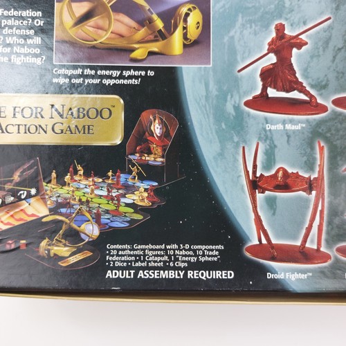 Star Wars Episode I Battle for Naboo 3-D Action Game - 1999 Hasbro Collectible - Picture 7 of 12
