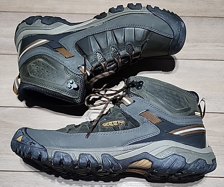 Scarpe stringate da uomo marroni Keen Targhee taglia media 13 marroni da trekking Chukka