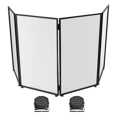 18w DJ Folding Screen Light Stage Par Lights With Booth Covers Set 7 Colors HOT - Zdjęcie 7 z 20