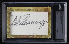 2018 Gold 1/1 Arnold Schwarzenegger Cut Signature Auto 00em