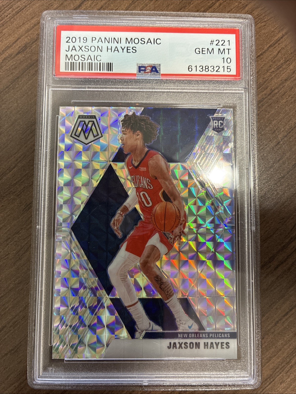 2019-20 Panini Mosaic Rookies Jaxson Hayes #221