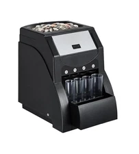 VEVOR Coin Sorter Organizer-USD Coins Includes 4 Coin Wrapping Tubes & Overflow