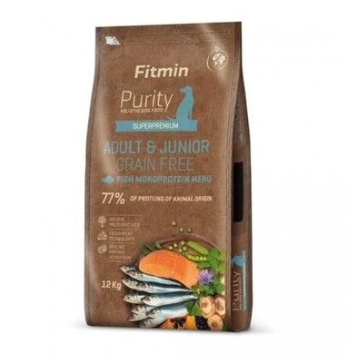 FITMIN Purity Adult & Junior Fish Hundefutter Fisch junge & adult hunde, 12kg