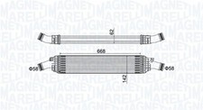 Ladeluftkühler MAGNETI MARELLI 351319204820 für AUDI A4 B8 8K2 Avant 8K5 A5 8TA