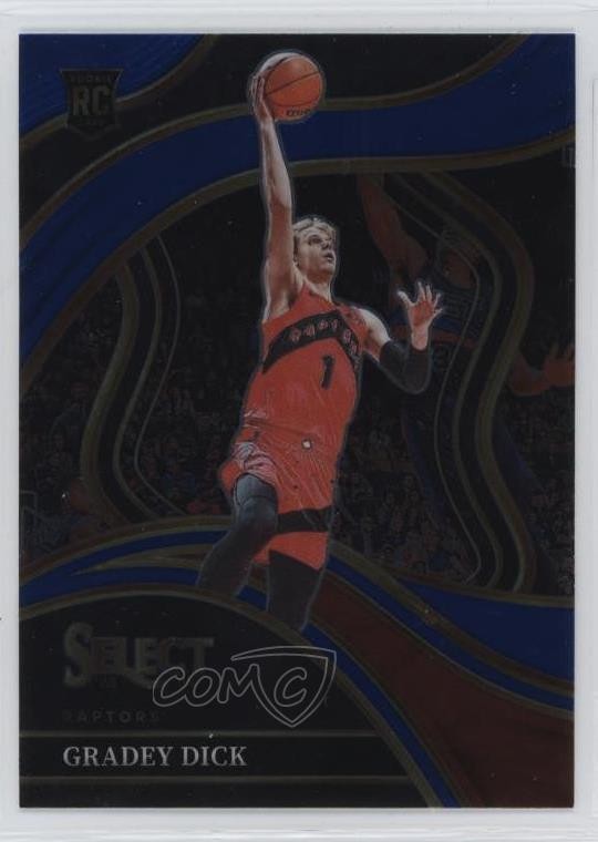 2023-24 Panini Select Courtside Blue Gradey Dick #287 0x49