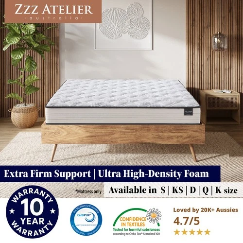 KING Mattress - Super Firm Mattress w/ Extra Firm Pocket Spring + Ultra HD Foam
