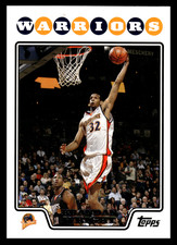 2008-09 Topps Brandan Wright #88 Golden State Warriors NBA Basketball