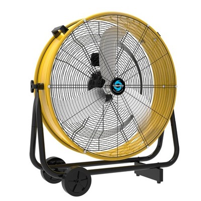 Tornado 24'' High Velocity Drum Fan - Heavy Duty Metal Fan for Commercial & In...